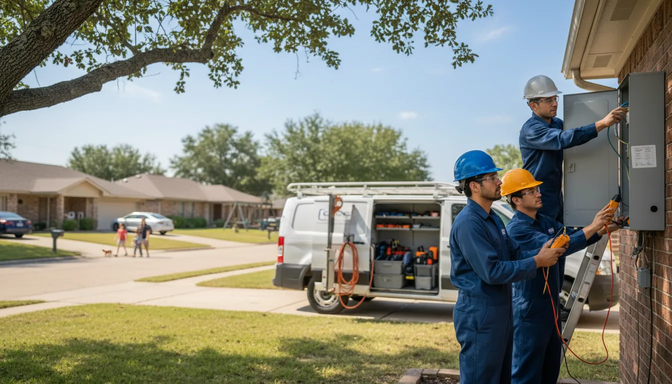 Certified electrician providing emergency electrical services in Tahlequah, OK